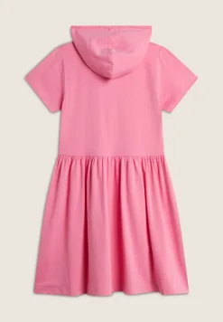 Freddy Abito Bambina con Cappuccio e Logo Multicolore- Abiti