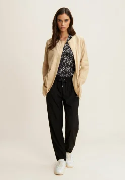 Freddy Blusa animalier in viscosa con scollo a V-Donna Top E Canotte