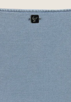 Freddy Body scollo quadrato in jersey effetto denim-Donna Body