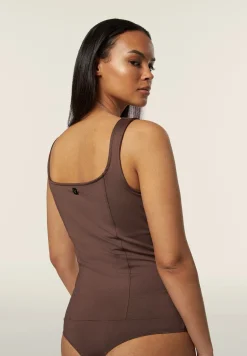 Freddy Body scollo quadrato in tessuto altamente traspirante-Donna Body