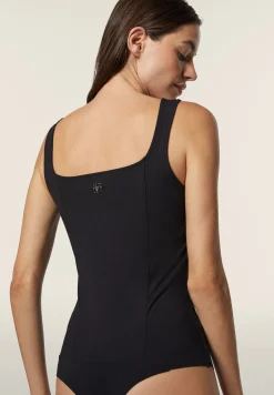 Freddy Body scollo quadrato in tessuto brevettato traspirante-Donna Body