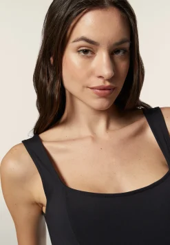 Freddy Body scollo quadrato in tessuto brevettato traspirante-Donna Body