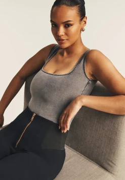 Freddy Body senza maniche in jersey TENCEL™ effetto denim-Donna Body