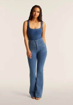 Freddy Body senza maniche in jersey TENCEL™ effetto denim-Donna Body