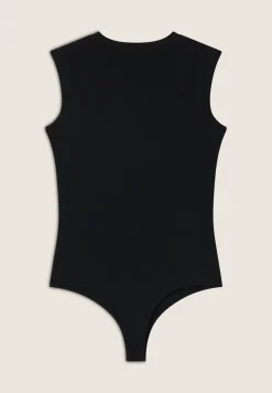 Freddy Body senza maniche in jersey stretch con logo strass-Donna Body