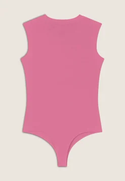 Freddy Body senza maniche in jersey stretch con logo strass-Donna Body