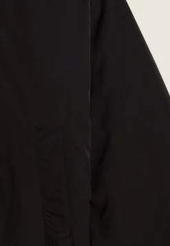 Freddy Bomber in nylon navetta con zip e dettagli in costina rigata-Donna Felpe
