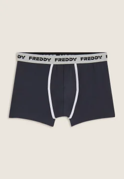 Freddy Boxer Uomo Aderenti con Elastico Jacquard e Logo-Uomo Underwear