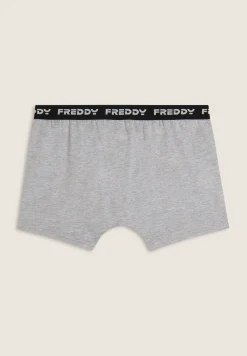 Freddy Boxer Uomo Aderenti con Elastico Jacquard e Logo-Uomo Underwear