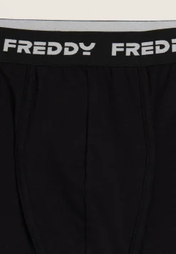 Freddy Boxer Uomo Aderenti con Elastico Jacquard e Logo-Uomo Underwear