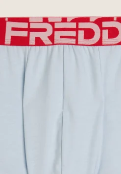 Freddy Boxer Uomo con Elastico Jacquard Colorato e Maxi Logo-Uomo Underwear