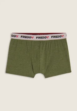 Freddy Boxer Uomo con Elastico Jacquard e Maxi Logo-Uomo Underwear