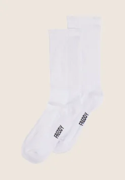 Freddy Calzini Unisex Invernali in Viscosa a Coste-Uomo Accessori Sportivi