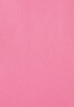 Freddy Canotta a costine da bambina con piccolo logo glitter- Top E Canotte