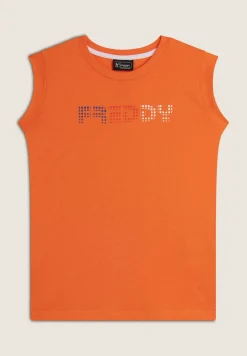 Freddy Canotta Bambina/Bambino con Logo colorato- Top E Canotte