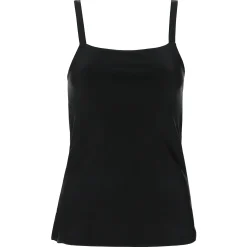 Freddy Canotta basic slim total black-Donna Top E Canotte
