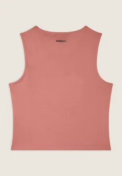 Freddy Canotta cropped slim fit con stampa Mickey Mouse-Donna Top E Canotte