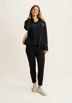 Freddy Canotta decorata da Strass in jersey modal-Donna Top E Canotte