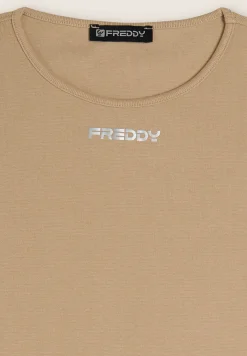Freddy Canotta donna regular fit in cotone elasticizzato-Donna Top E Canotte