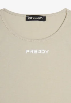 Freddy Canotta donna regular fit in cotone elasticizzato-Donna Top E Canotte