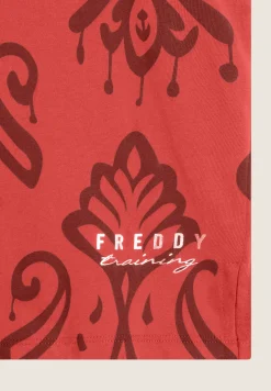 Freddy Canotta floreale svasata in jersey leggero-Donna Ginnastica|Top E Canotte