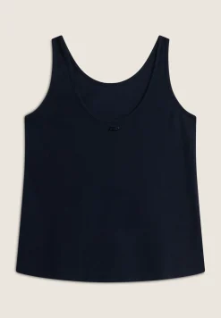Freddy Canotta in cotone elasticizzato con ampio scollo posteriore-Donna Top E Canotte