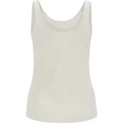 Freddy Canotta in cotone elasticizzato con ampio scollo posteriore-Donna Top E Canotte