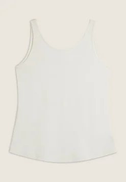 Freddy Canotta in cotone elasticizzato con ampio scollo posteriore-Donna Top E Canotte