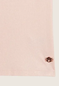 Freddy Canotta in jersey viscosa coated con scollo ampio-Donna T-shirts