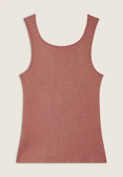 Freddy Canotta in jersey viscosa coated con scollo ampio-Donna T-shirts