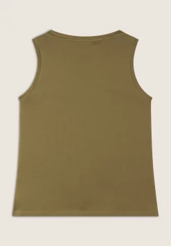 Freddy Canotta regular fit in jersey con inserto paillettes-Donna Top E Canotte