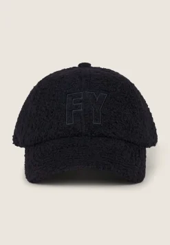 Freddy Cappellino sherpa con maxi ricamo FY tono su tono-Donna Accessori Sportivi