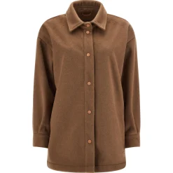Freddy Cappotto a camicia in viscosa invernale dal fit oversize-Donna Giacche