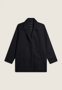 Freddy Cappotto in tessuto sherpa con chiusura a bottoni nascosta-Donna Giacche