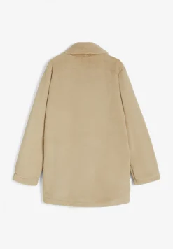 Freddy Cappotto monopetto con bottoni in pelliccia sintetica-Donna Giacche