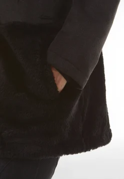 Freddy Cappotto monopetto con inserto sul fondo in pelliccia teddy-Donna Giacche