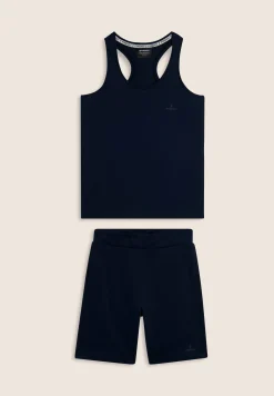 Freddy Completo sportivo in cotone con canotta e bermuda-Uomo Tute Sportive
