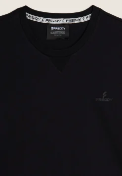 Freddy Completo sportivo in cotone con t-shirt e bermuda-Uomo Tute Sportive