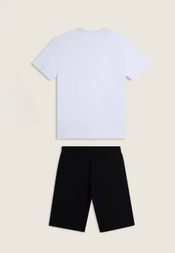 Freddy Completo sportivo in cotone con t-shirt e bermuda-Uomo Tute Sportive