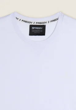Freddy Completo sportivo in cotone con t-shirt e bermuda-Uomo Tute Sportive