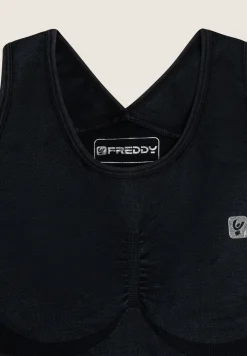 Freddy Completo top e leggings vita alta seamless ice wash-Donna Padel|Pilates