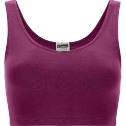 Freddy Crop top con scollo a cuore in cotone elasticizzato-Donna Top E Canotte