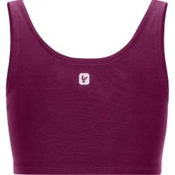 Freddy Crop top con scollo a cuore in cotone elasticizzato-Donna Top E Canotte