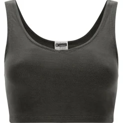Freddy Crop top con scollo a cuore in cotone elasticizzato-Donna Top E Canotte