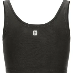 Freddy Crop top con scollo a cuore in cotone elasticizzato-Donna Top E Canotte