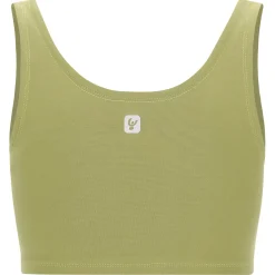Freddy Crop top con scollo a cuore in cotone elasticizzato-Donna Top E Canotte