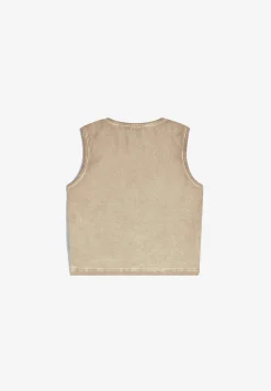 Freddy Crop top slim fit in tessuto jersey effetto vissuto-Donna Padel|Top E Canotte