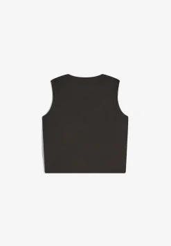 Freddy Crop top slim fit in tessuto jersey effetto vissuto-Donna Padel|Top E Canotte