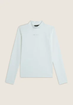 Freddy Dolcevita da donna con piccolo logo centrale-Donna T-shirts