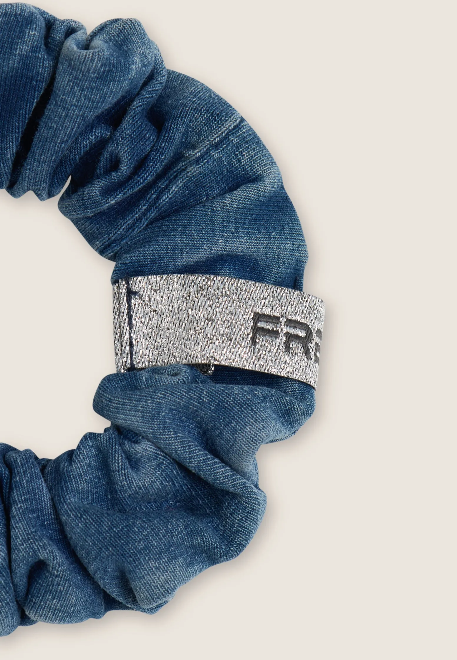 Freddy Elastico per capelli in denim con logo-Donna Accessori Sportivi
